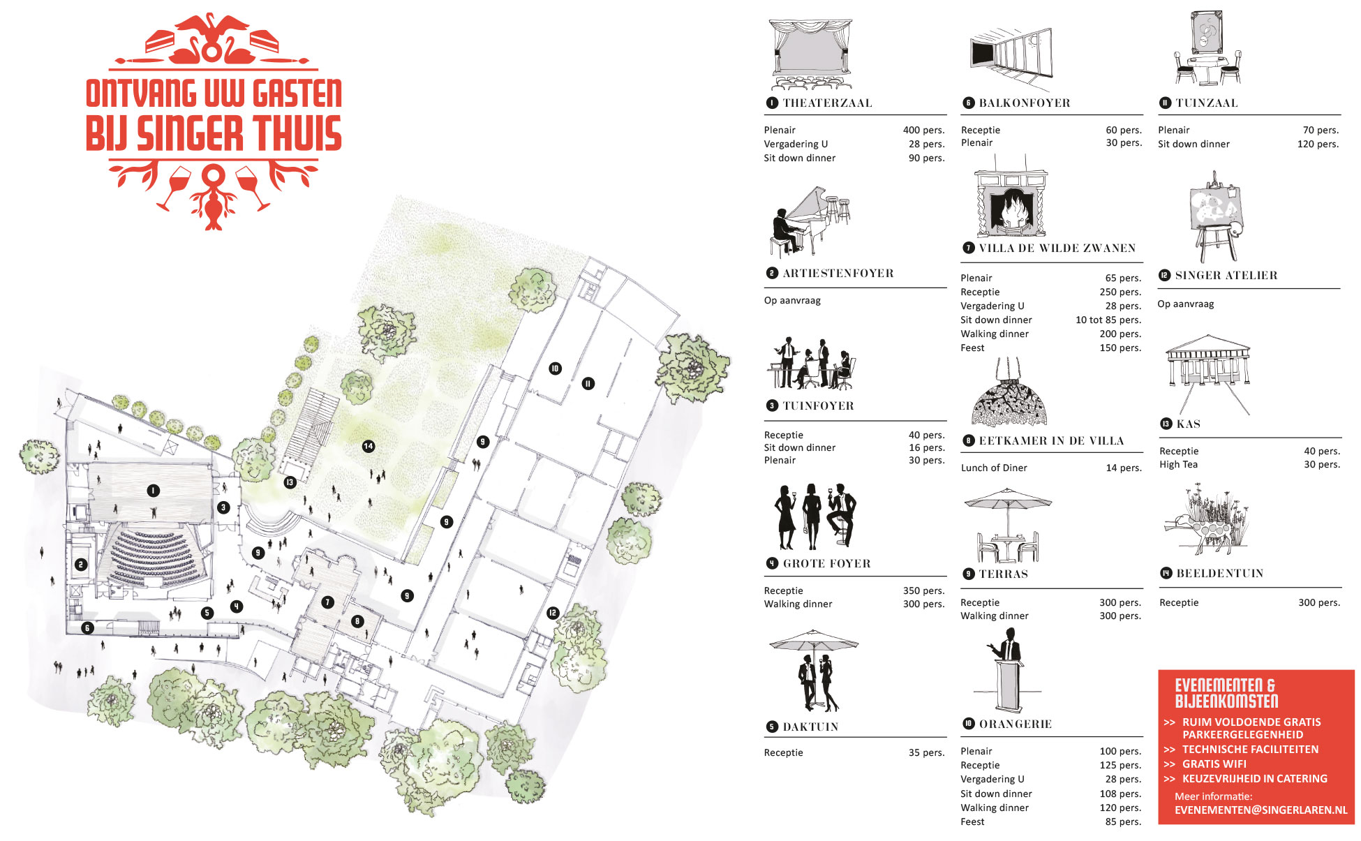 Singer Laren plattegrond